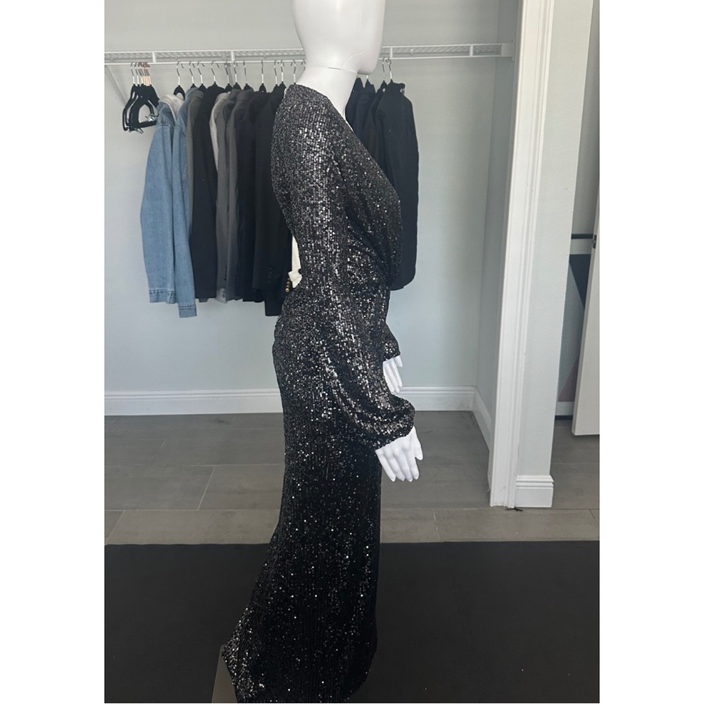 Fashion Nova ~ NWT Sequin Maxi Dress/Gown - Picture 8 of 12